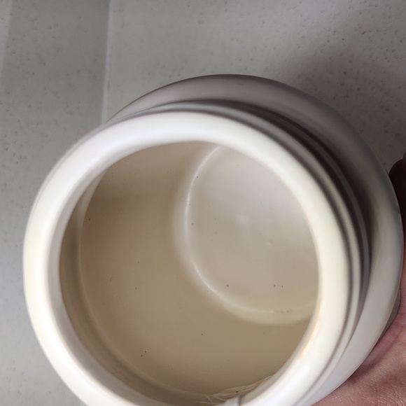 Mason Floral Mask Art Jar - Cream and Yellow New With Tags - Picture 3 of 5